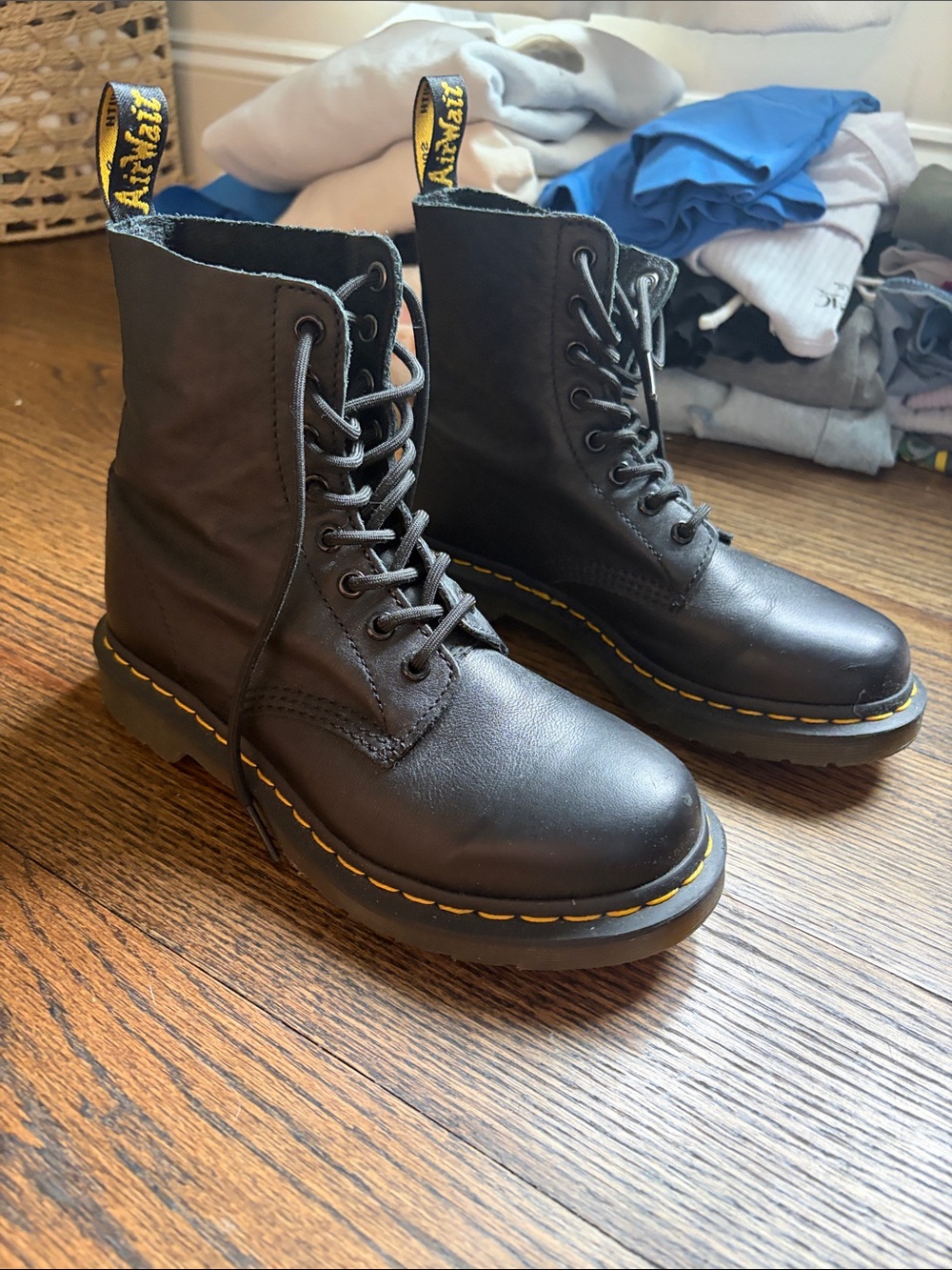 Dr. Martens Black Leather Boots